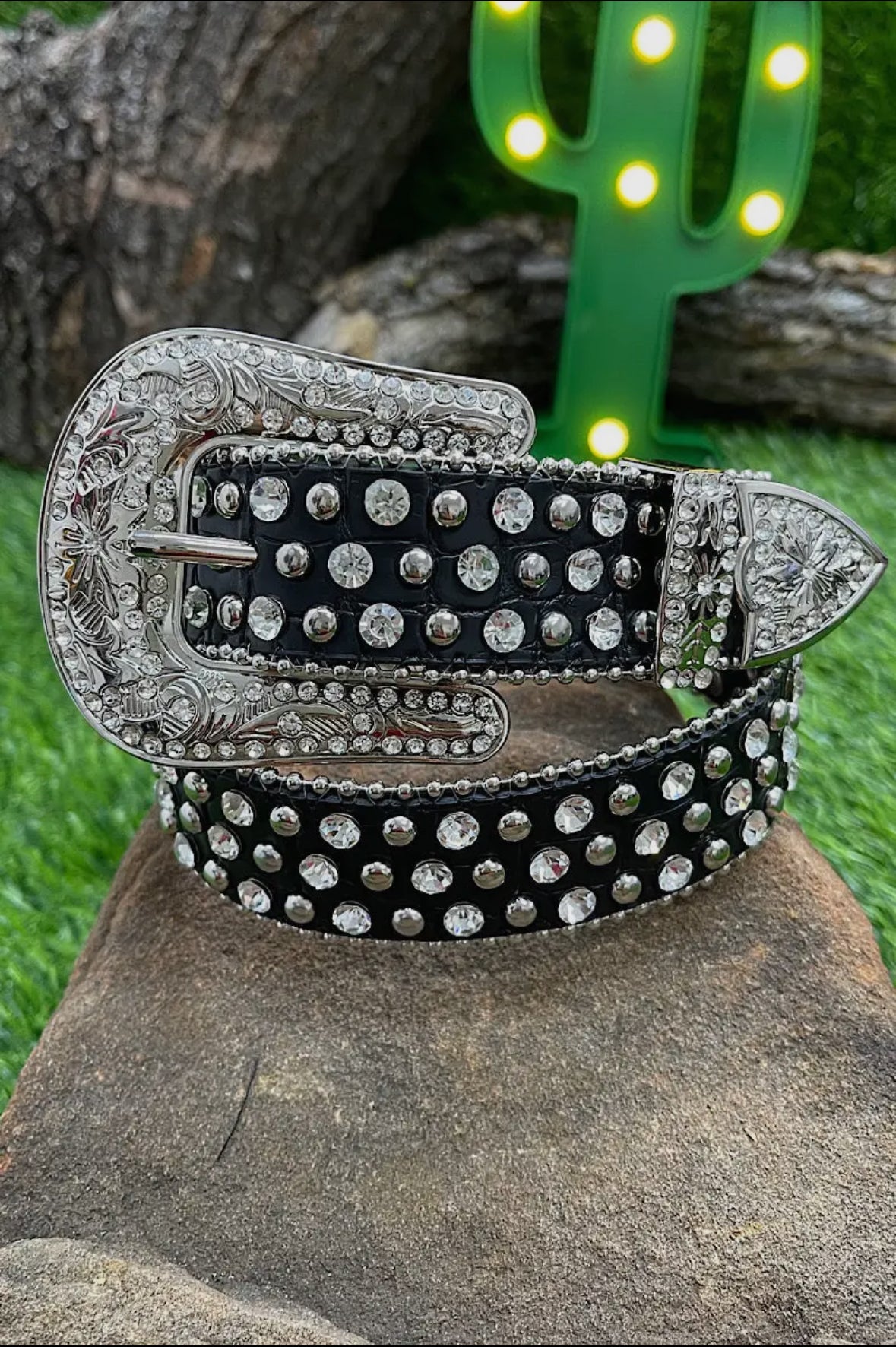 YOUTH RHINESTONE BELT