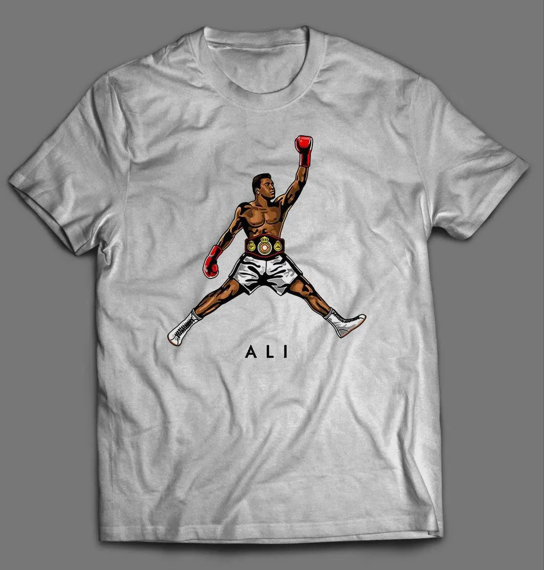 WHITE ALI JUMPMAN GRAPHIC TEE