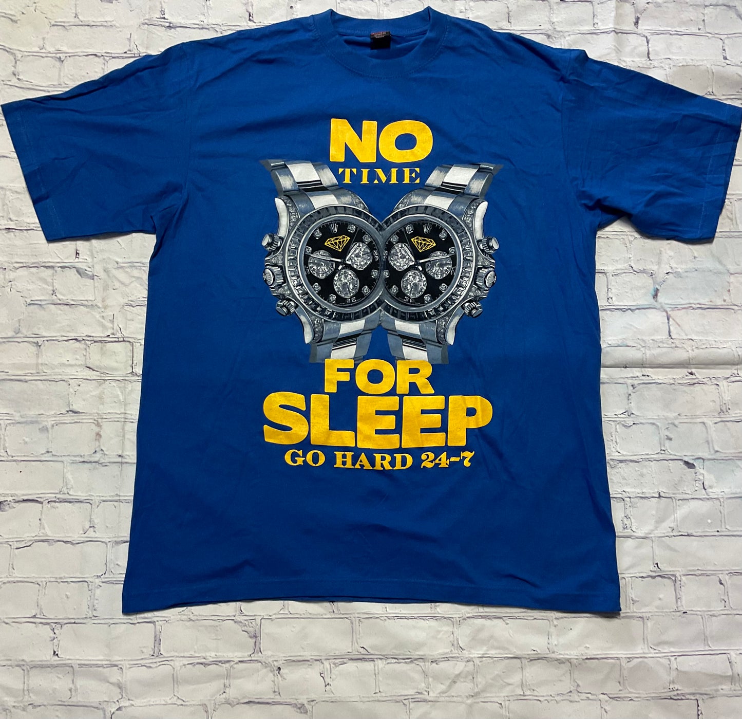 MENS ROYAL BULE GRAPHIC TEE