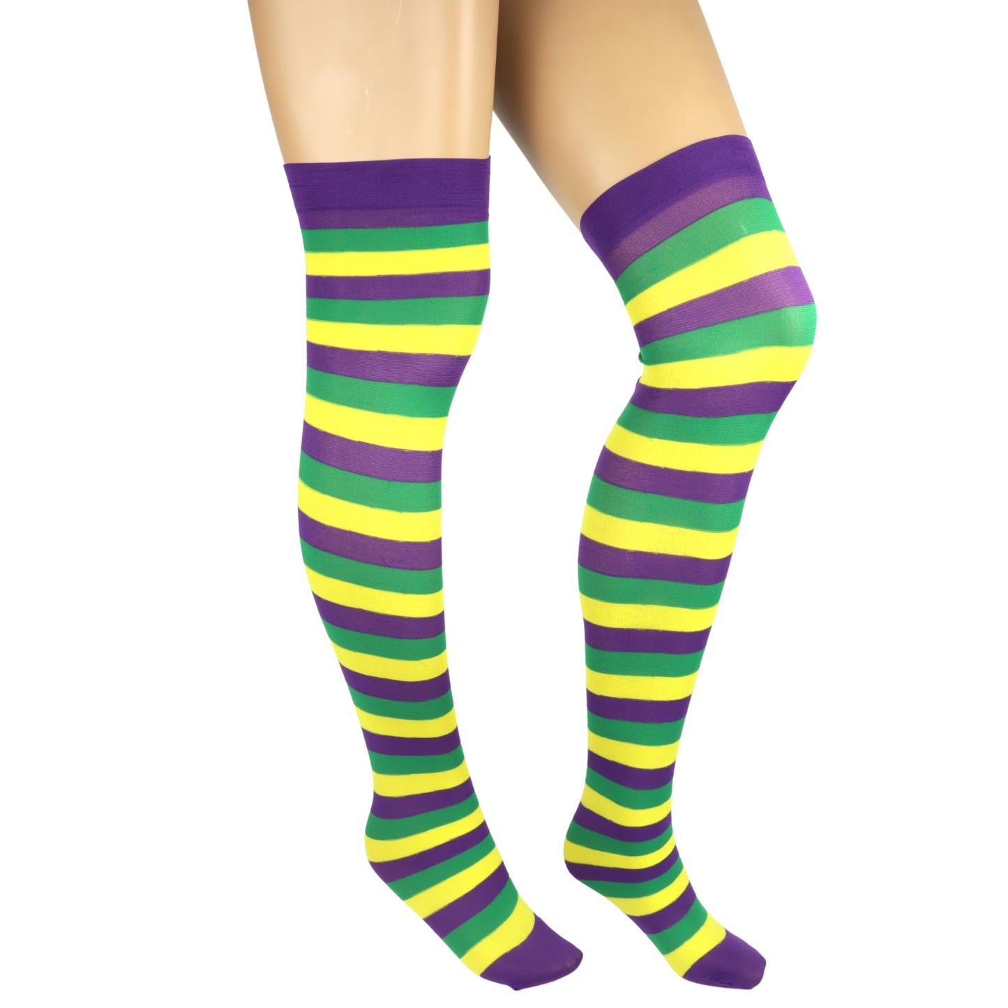 MARDI GRAS LEGGINGS ONE SIZE FITS MOST