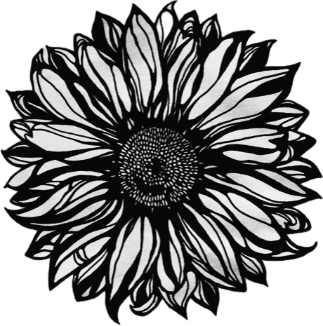 JOCMYSTYLE SUNFLOWER IRON ON TRANSFER