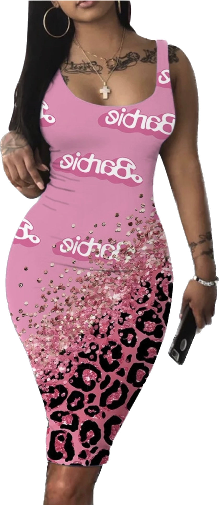 PINK BARBIE DRESS