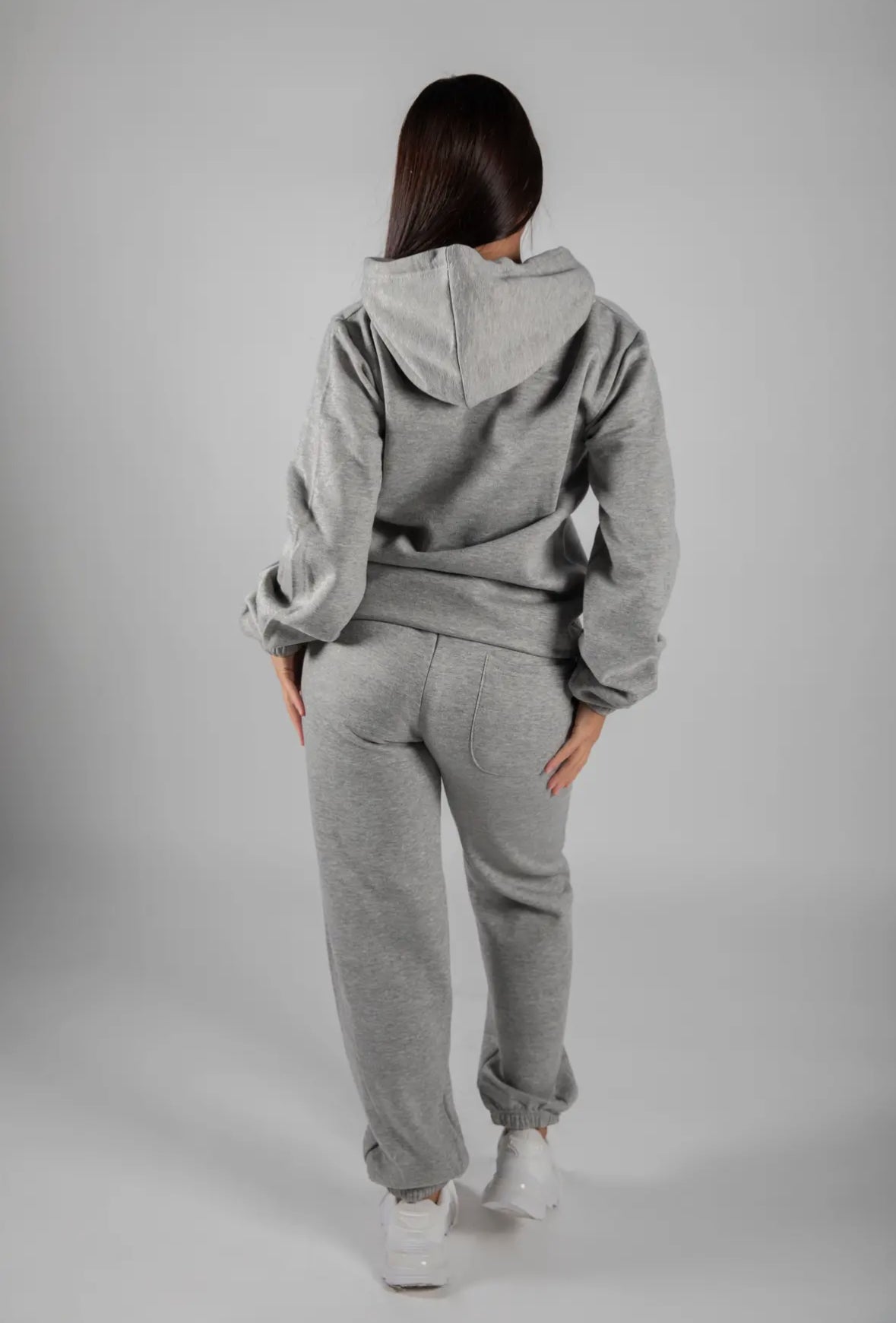 LADIES GREY 2 PIECE SWEAT SUIT