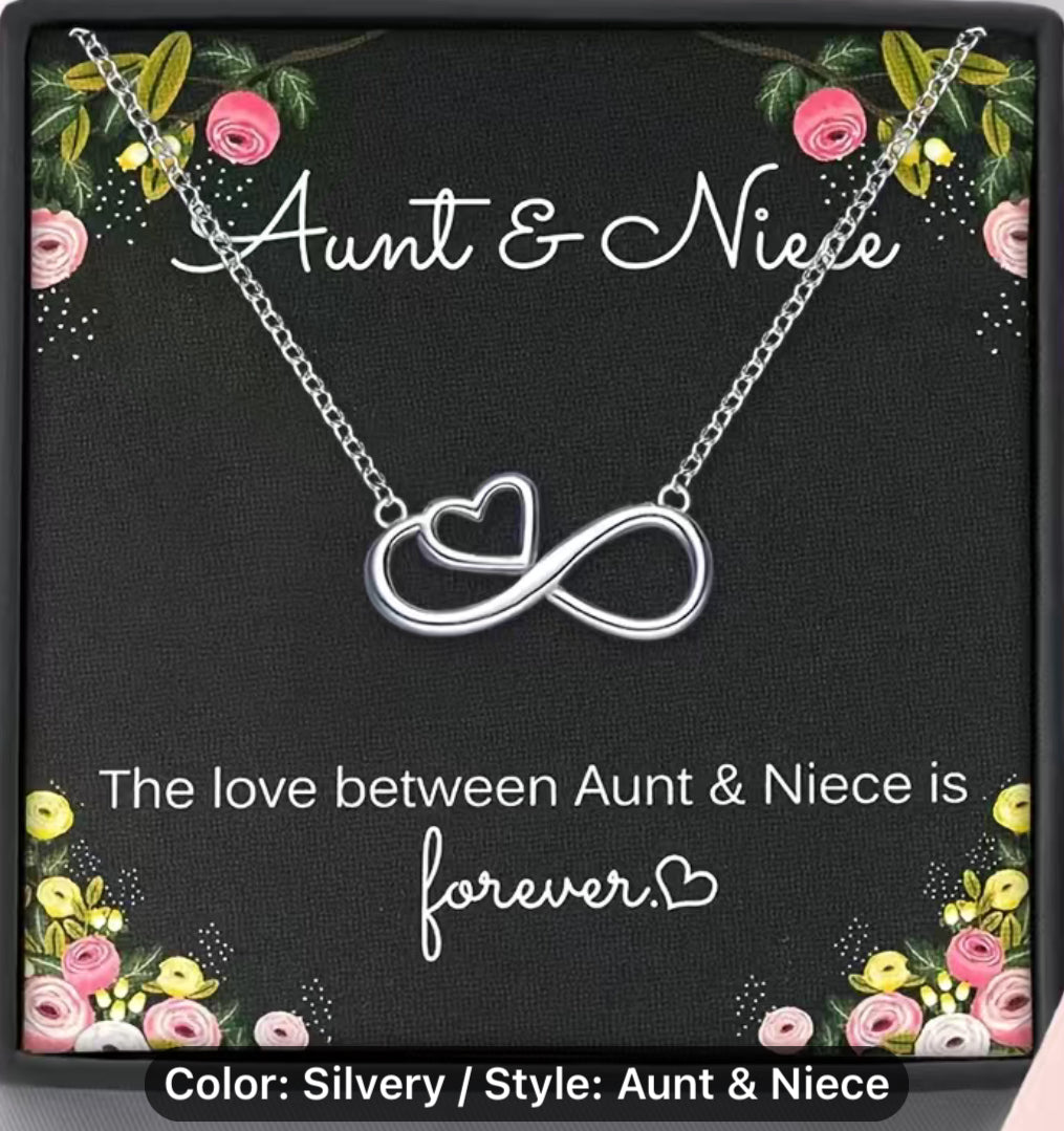 AUNT & NIECE FOREVER INFINITY NECKLACE