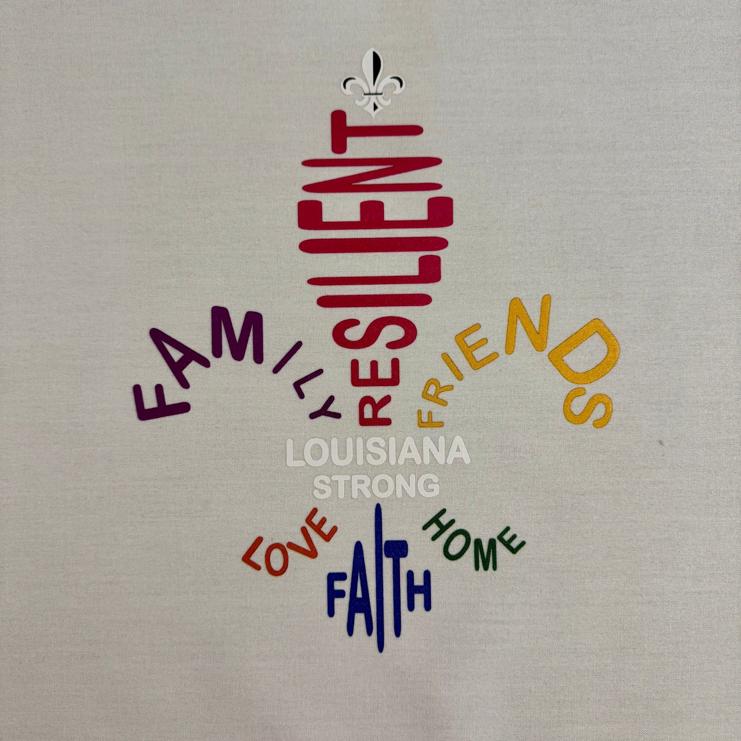 JOCMYSTYLE LOUISIANA FLEUR DE LIS HTV IRON ON