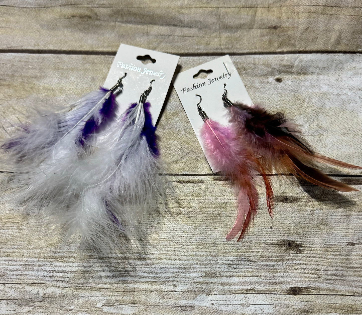 FEATHER EAR RINGS