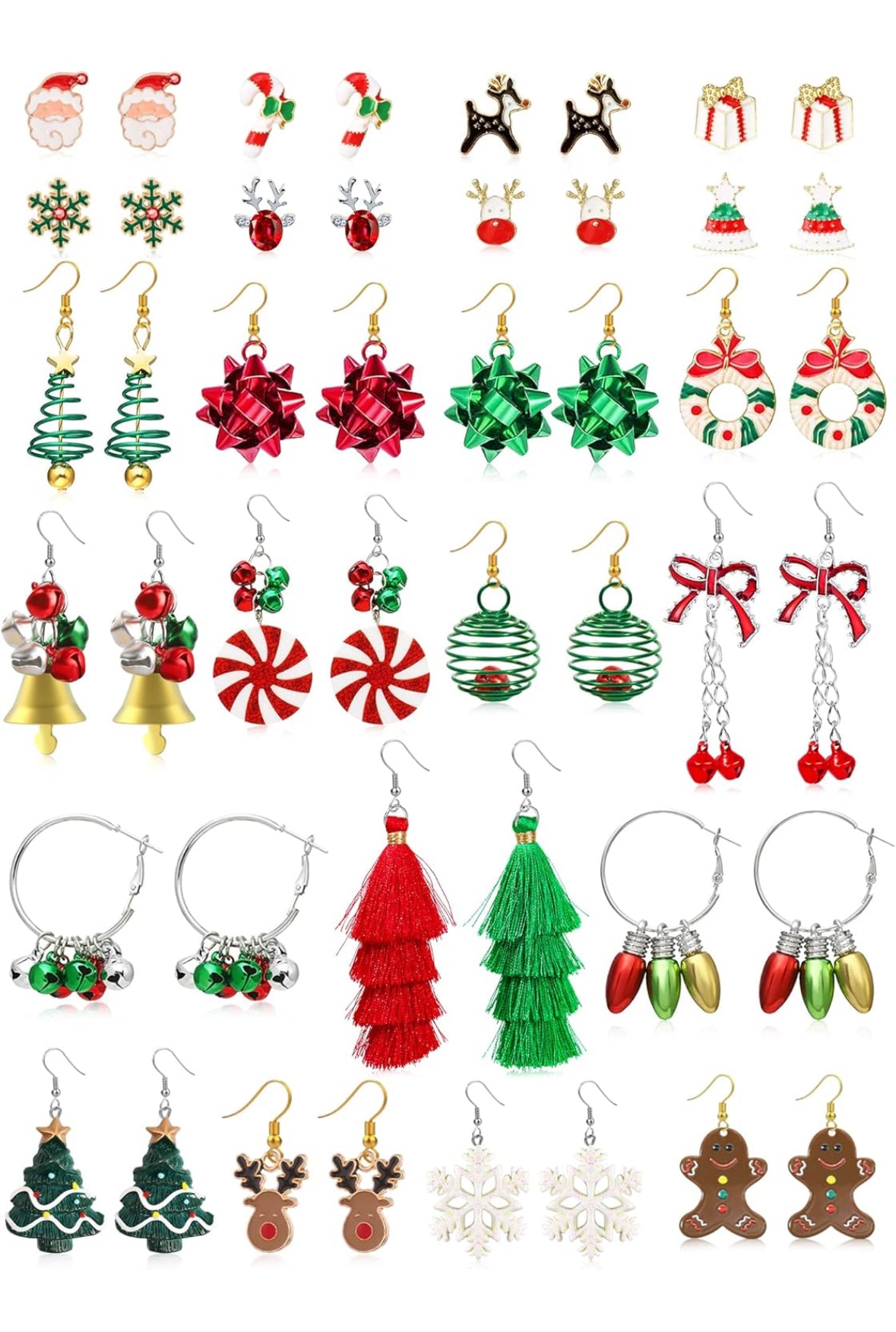 DANGLING CHRISTMAS EAR RINGS