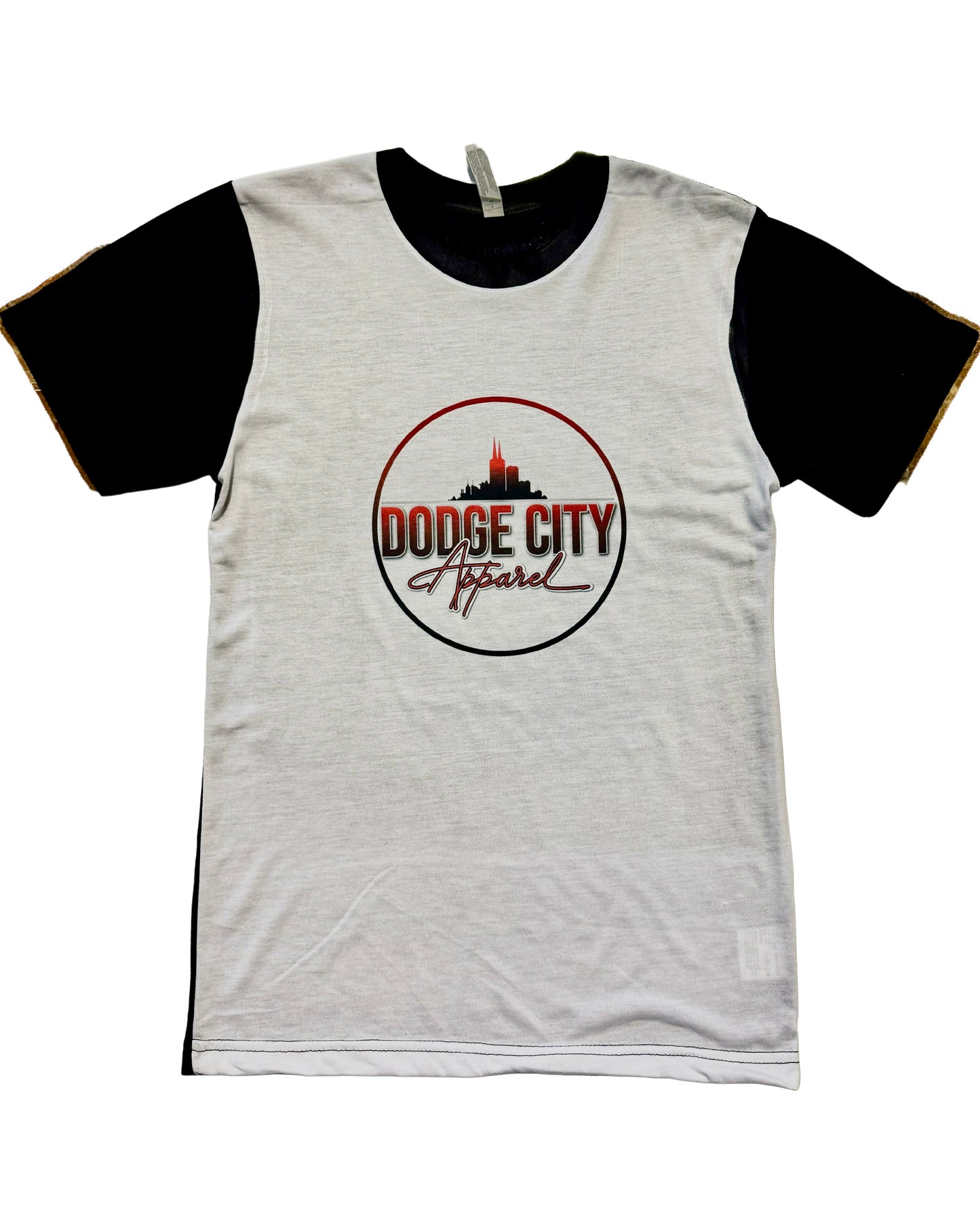 BLACK & WHITE REP YO CITY DODGE CITY APPAREL SIGNATURE T-SHIRT