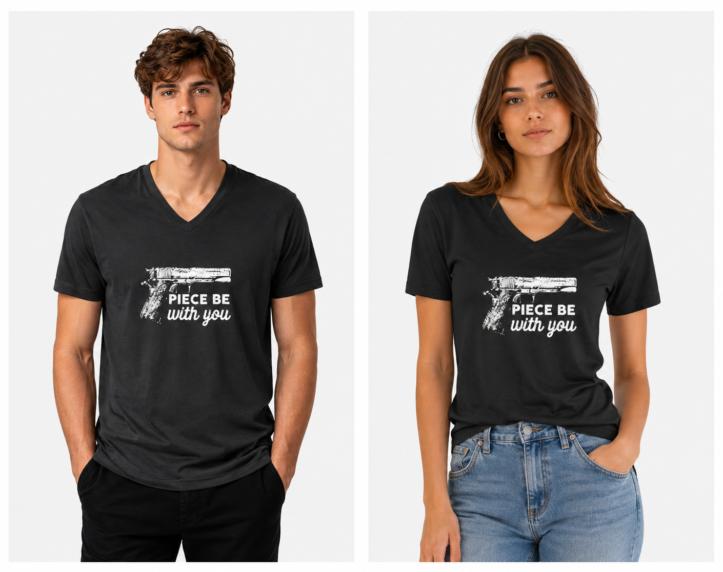 JocMyStyle Piece Be With You Graphic Tee