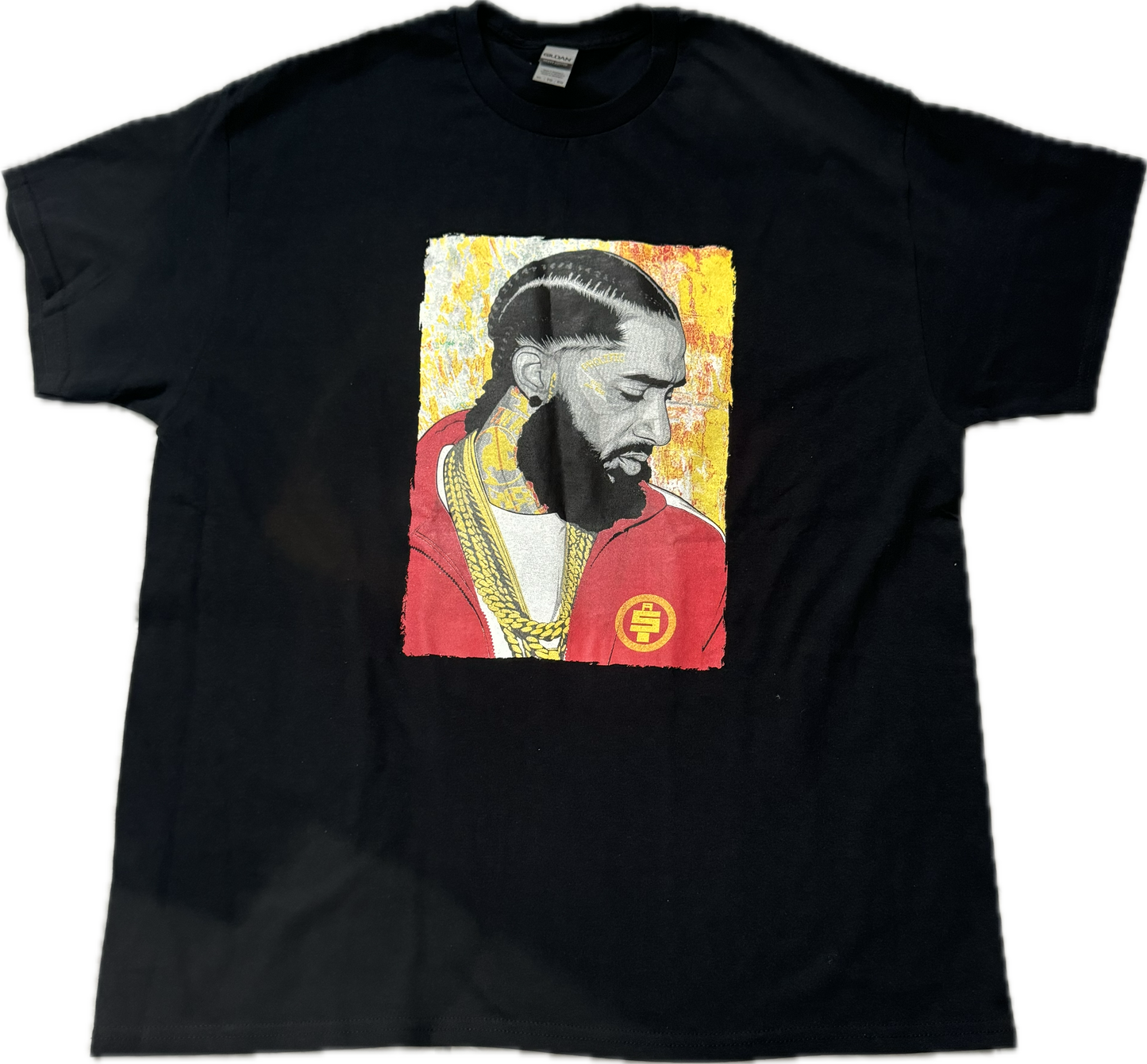 MEN BLACK NIPSY HUSSLE SHIRT