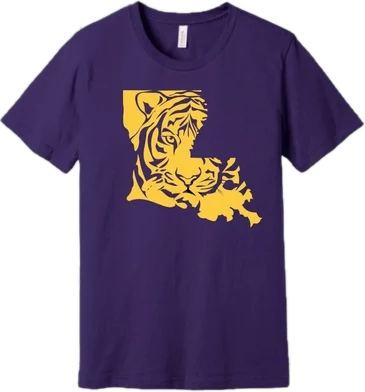 UNISEX LSU GRAPHIC TEE