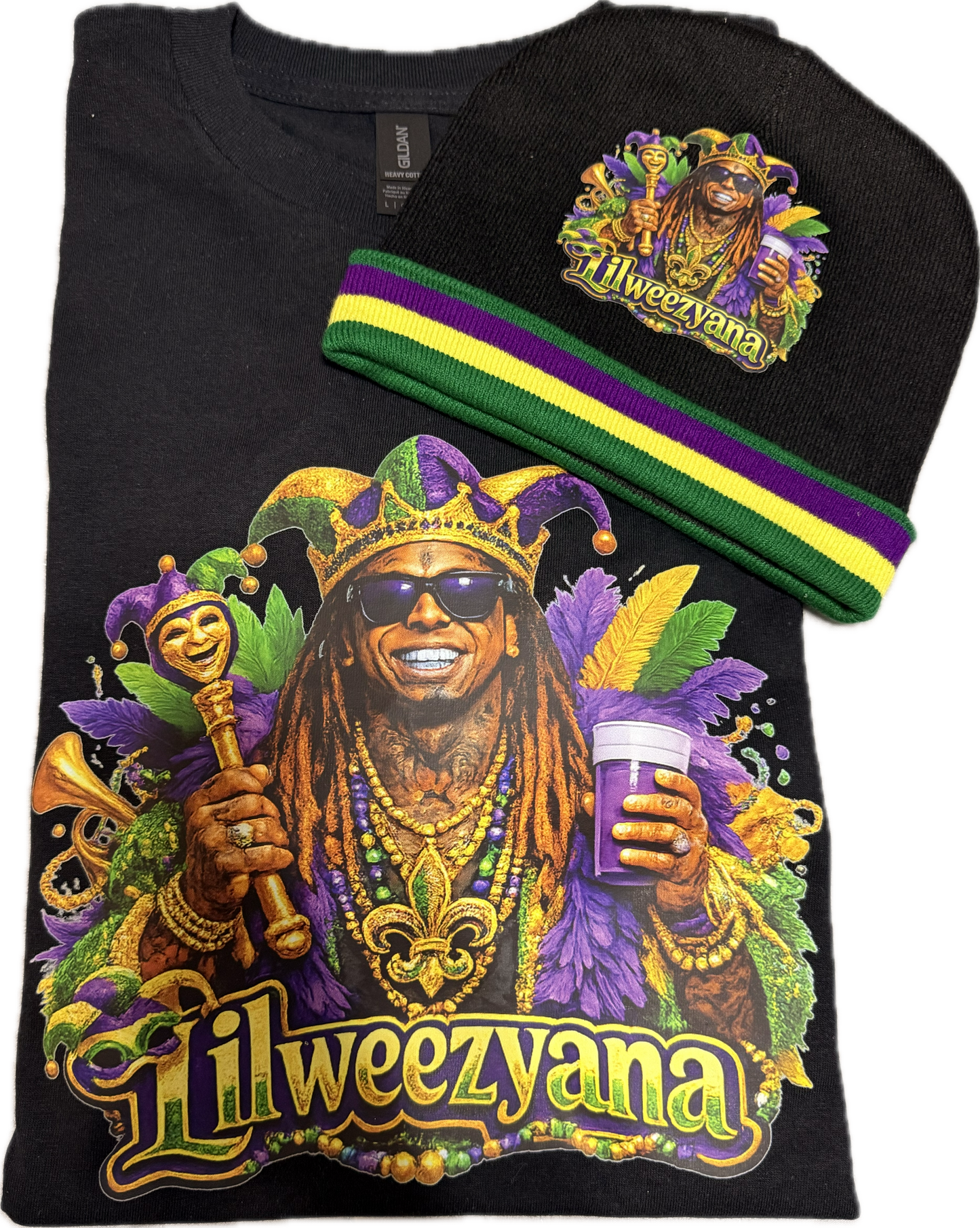 JocMyStyle Lilweezyana Mardi Gras Shirt