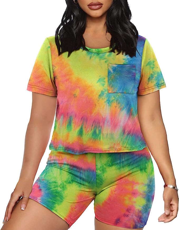 RAINBOW TYE DYE 2 PIECE