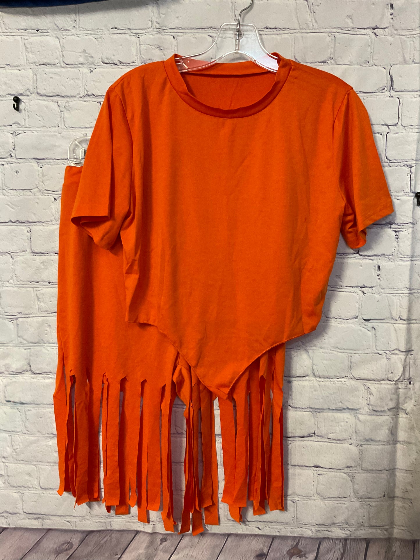 ORANGE SHREDDED 2 PIECE