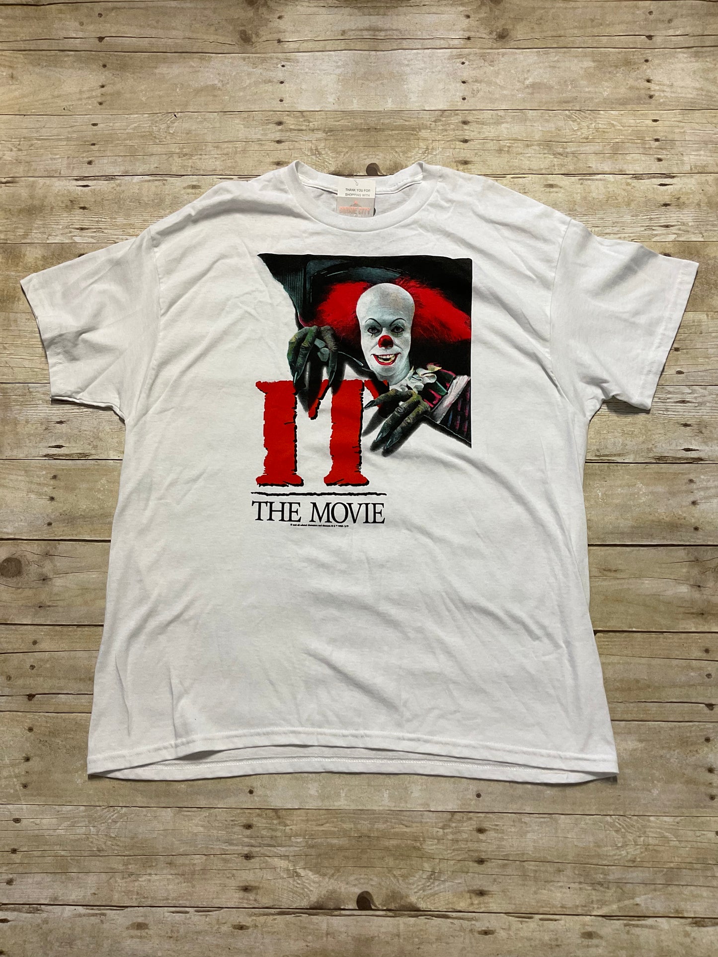 MENS WHITE IT GRAPHIC TEE