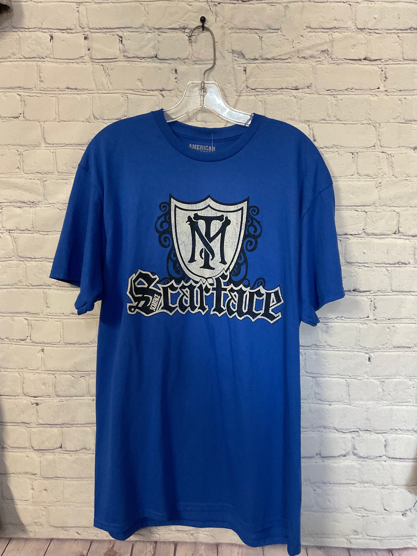 MENS ROYAL SCARFACE GRAPHIC TEE