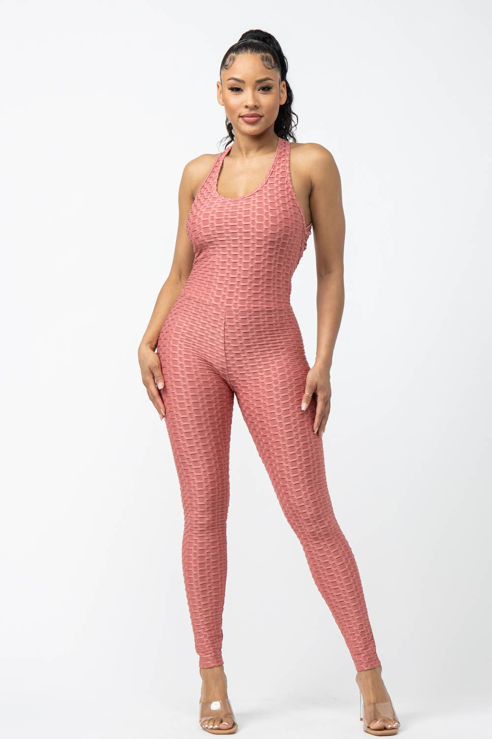 Julia by LoveJ - Sleeveless Cross Back Jumpsuit