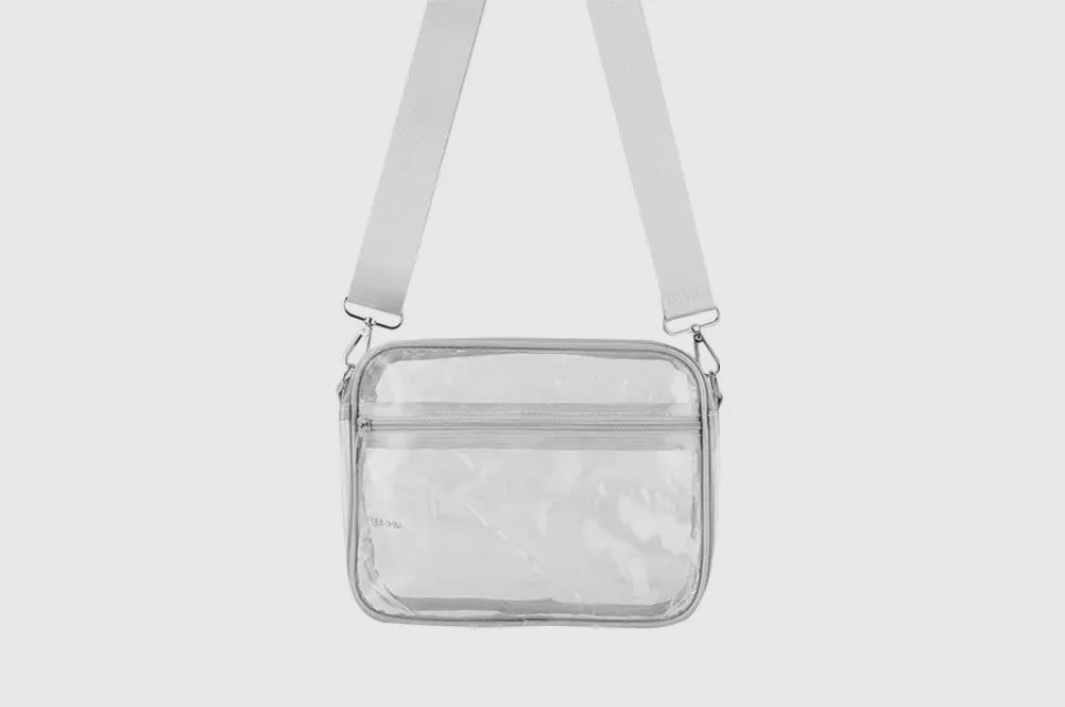 CLEAR STADIUM CROSSBODY PURSE BAG