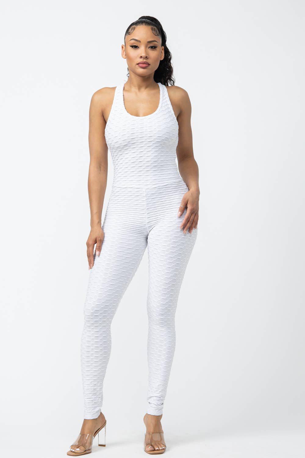 Julia by LoveJ - Sleeveless Cross Back Jumpsuit