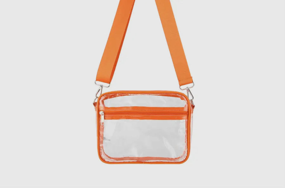 CLEAR STADIUM CROSSBODY PURSE BAG