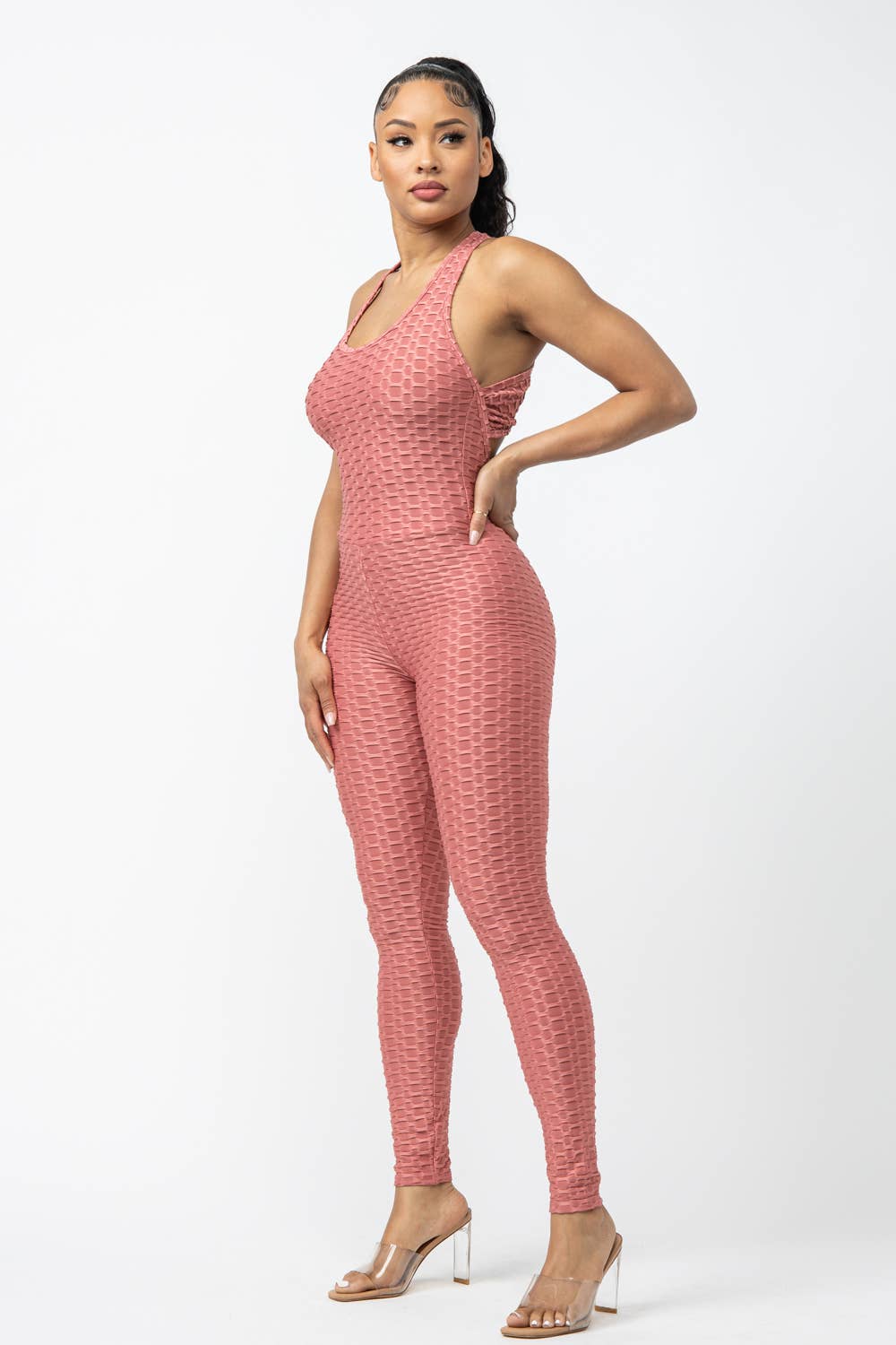 Julia by LoveJ - Sleeveless Cross Back Jumpsuit