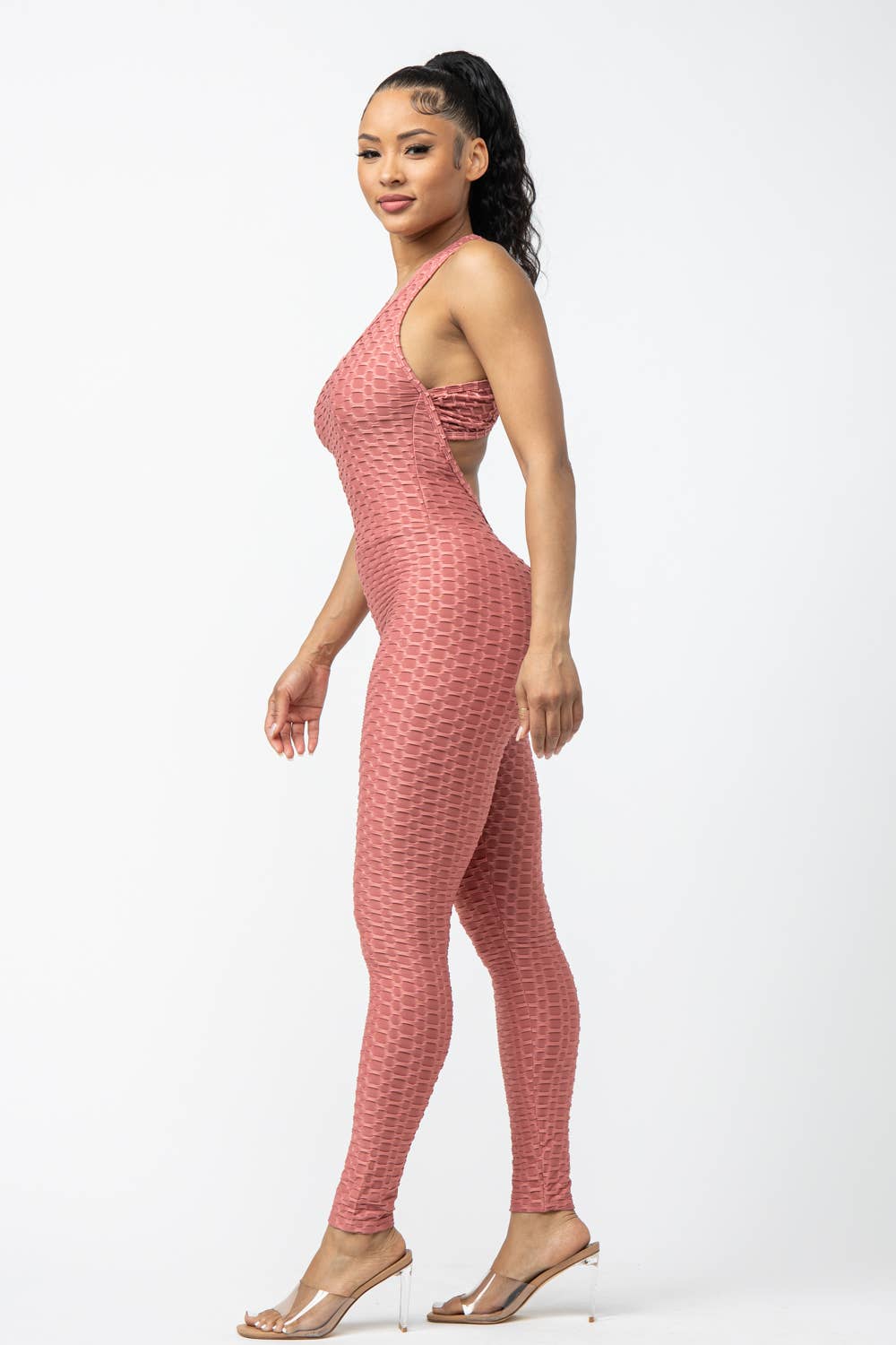 Julia by LoveJ - Sleeveless Cross Back Jumpsuit