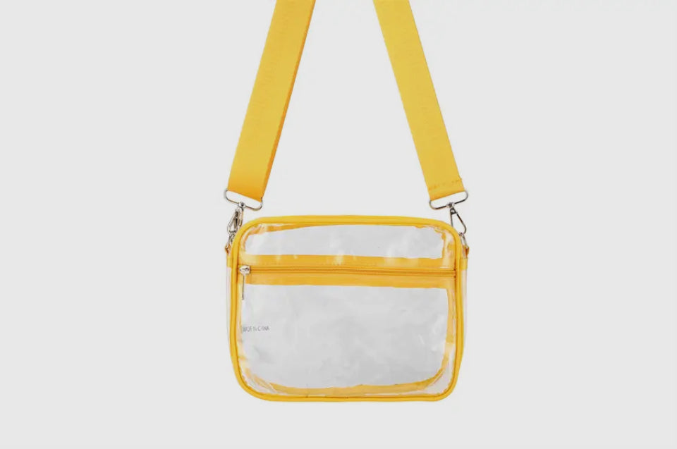 CLEAR STADIUM CROSSBODY PURSE BAG