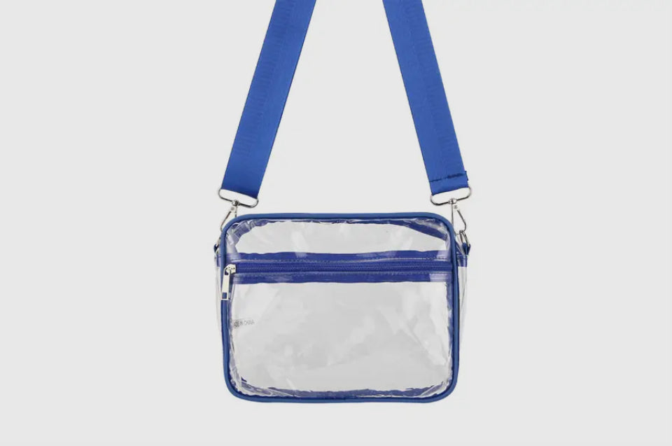 CLEAR STADIUM CROSSBODY PURSE BAG