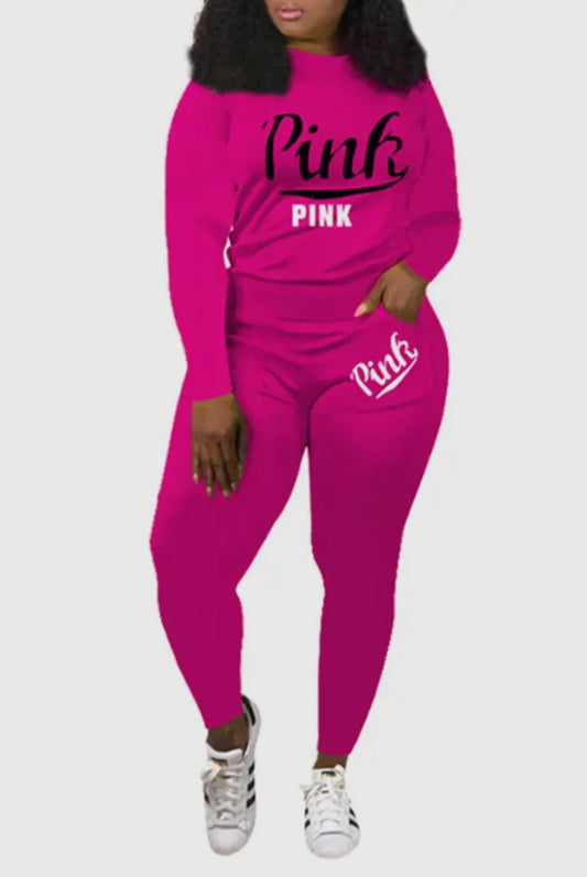 LADIES ROSE PINK 2 PIECE