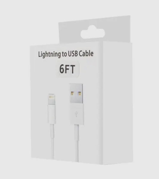 6FT LIGHTNING TO USB CHARGER CABLE