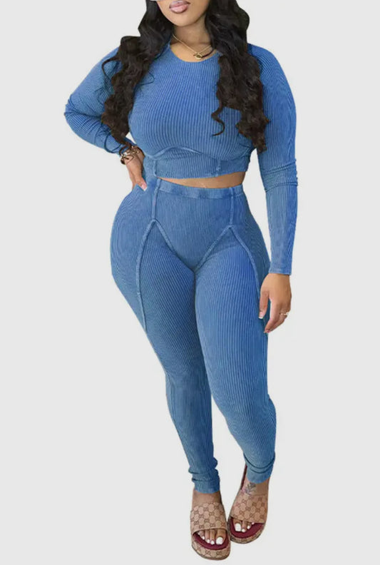 LADIES DENIM 2 PIECE