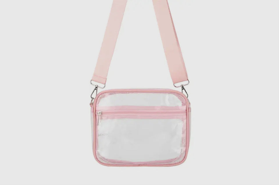 CLEAR STADIUM CROSSBODY PURSE BAG