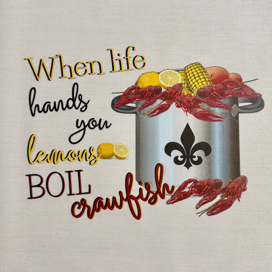 JOCMYSTYLE CRAWFISH BOIL HTV IRON ON