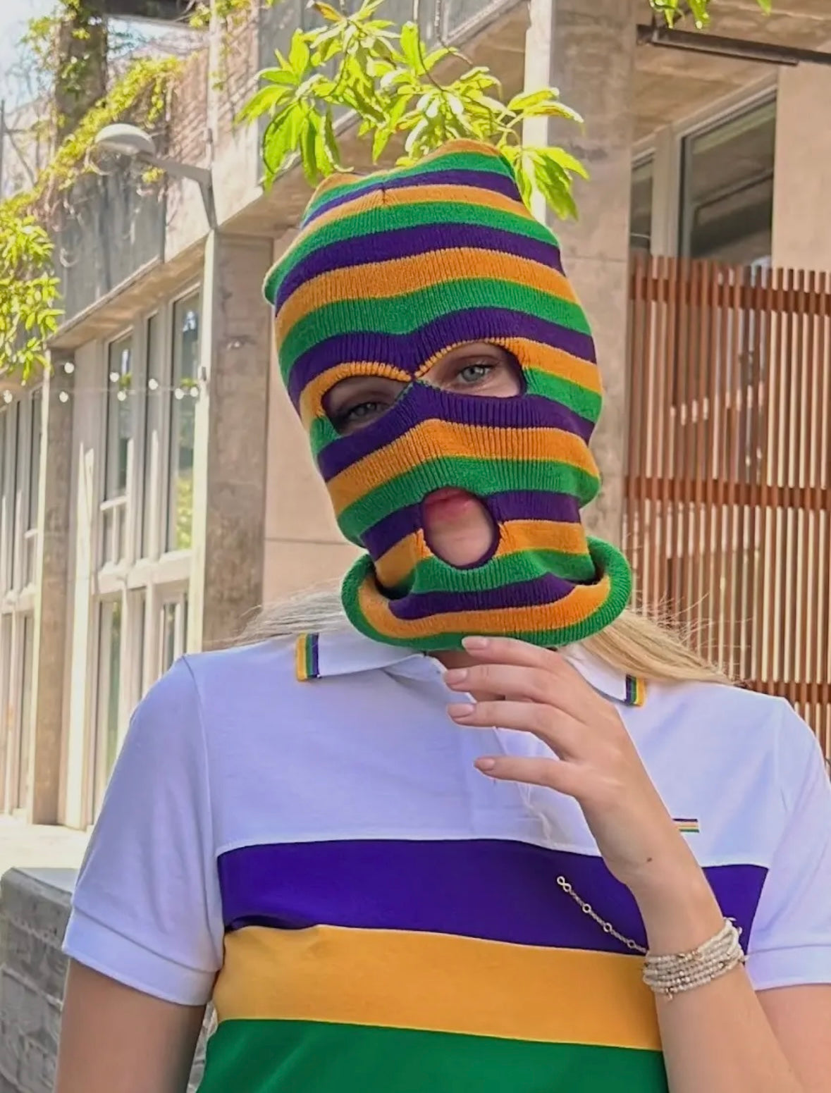 MARDI GRAS SKI MASK