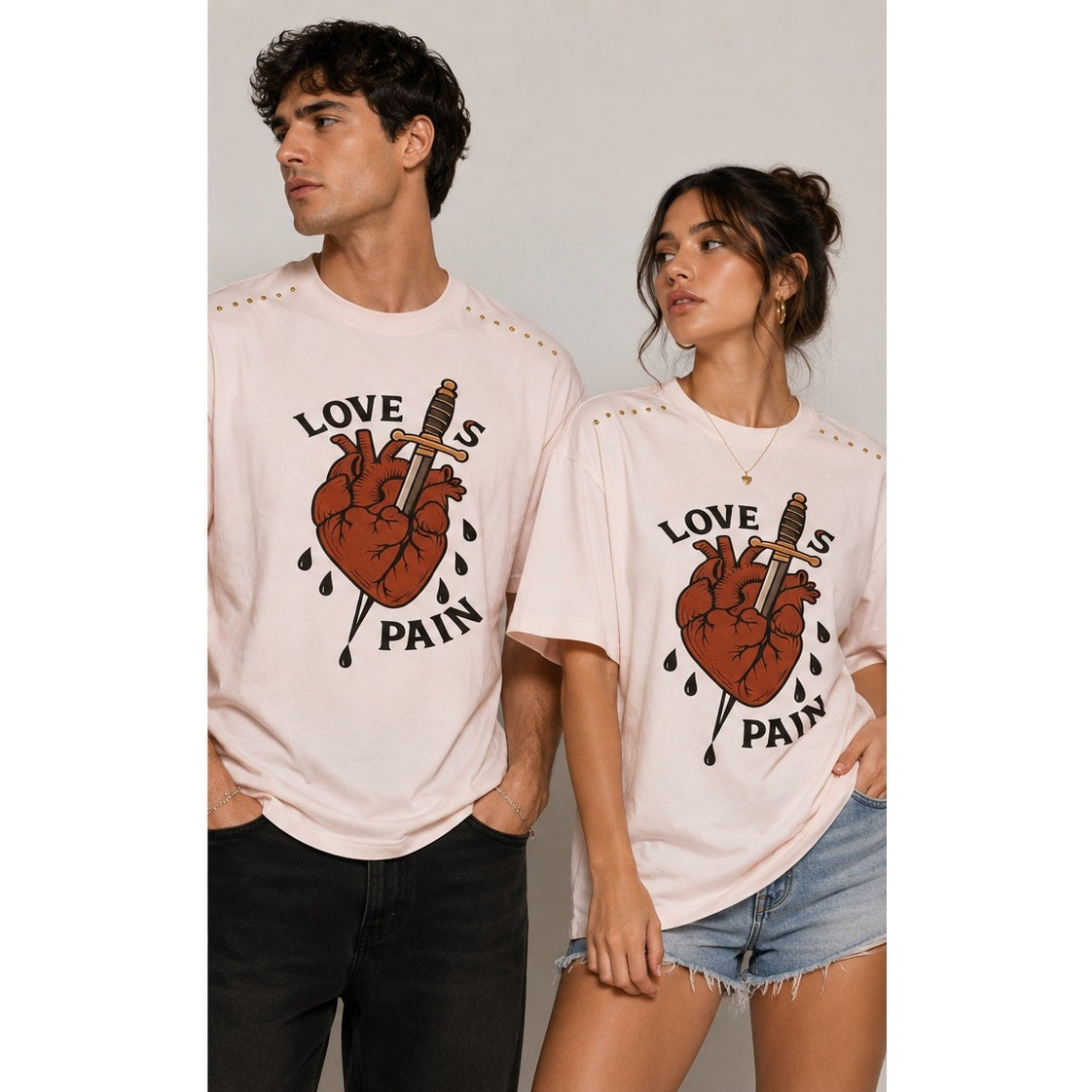 Love is Pain Heart & Dagger Unisex