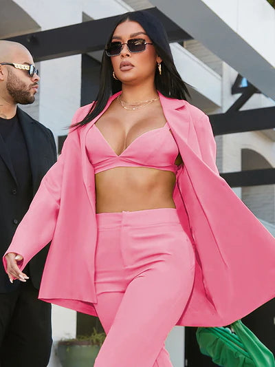 LADIES PINK 2 PIECE