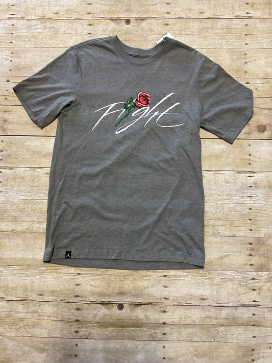 MENS GRAY GRAPHIC TEE